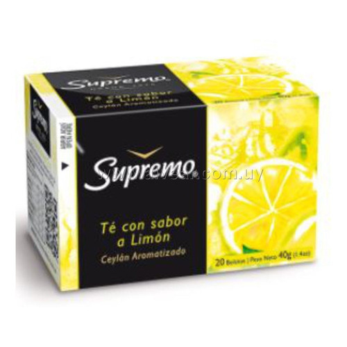 Te Supremo Limon 20 Sobres