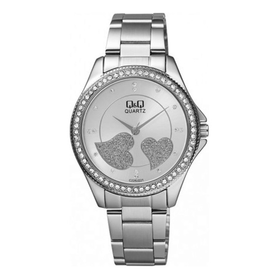 Reloj Para Mujer Q&q C226j221y Plateado