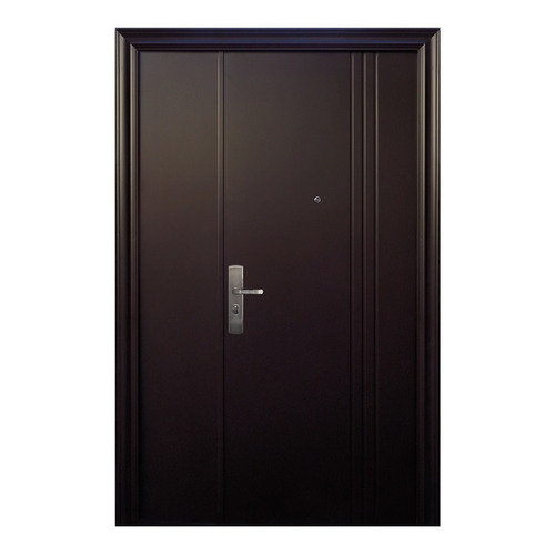 Puerta De Seguridad Xe 3l 120-213 C/fijo Aper Der Acero 100% Color Chocolate