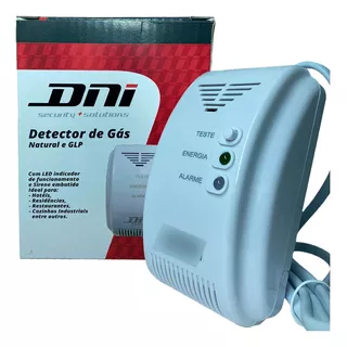 Detector De Vazamento De Gas Glp Casa Sensor Com Alarme