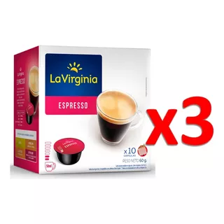 La Virginia Espresso Pack X 30 Cápsulas