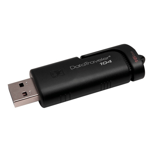 Memoria USB Kingston DataTraveler 104 DT104 16GB 2.0 negro