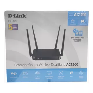 Router Ac1200 D-link Dir-822 4ant Dual Band Mesh Multi Modo