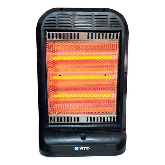 Estufa Infrarroja Vitta Halogena 3 Velas Fija 1200w - V-523.