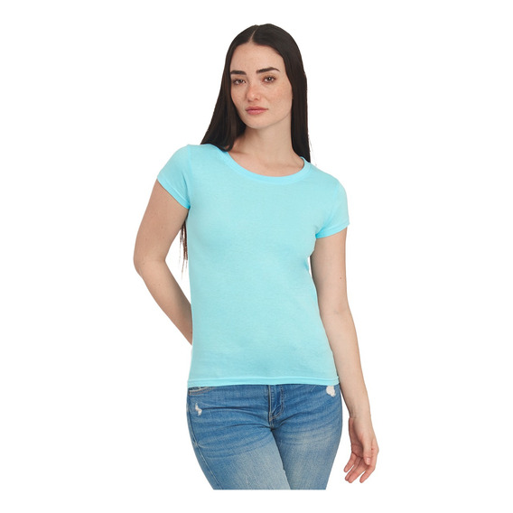 Playera Basica Para Dama Cuello Redondo Irene 2024