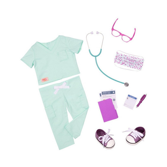 Outfit Deluxe Scrub Cirujana Our Generation