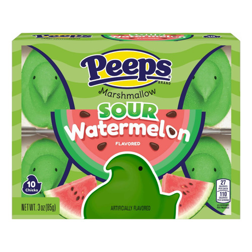 Dulces Peeps Sour Watermelon Edicion Pascua 85g Americano