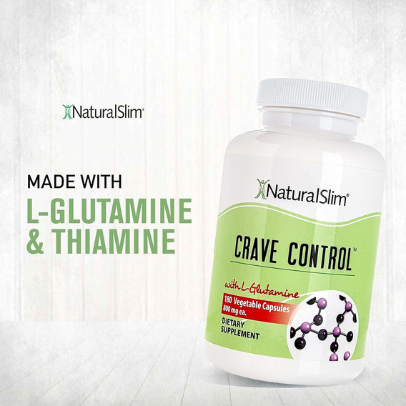 Suplemento Natural Slim Crave Control Tiamina Con Lglutamina