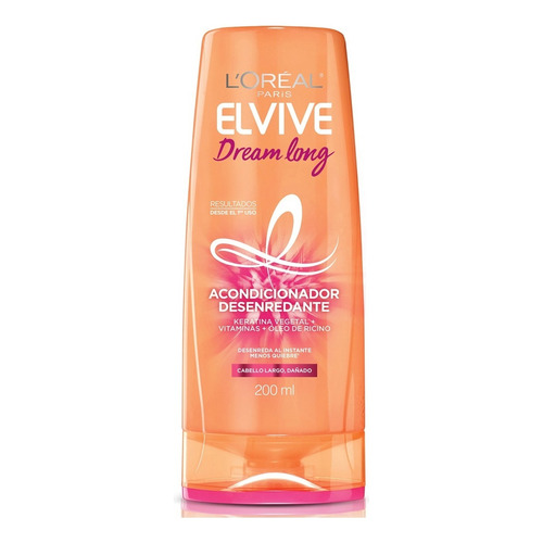 Acondicionador L'Oréal Paris Elvive Acondicionador L'oréal Paris Elvive Dream Long 680 Ml Dream Long en tubo depresible de 200mL por 1 unidad