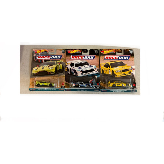 Hot Wheels Premium Lote De 3 Carros Race Day Car Culture 