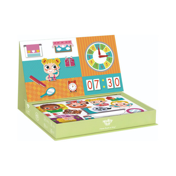 Caja Magnética Puzzle Didáctico De Actividades Madera Niños