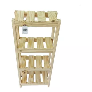 Organizador Pino 100x20x40 Baño/cocina/estanteria/toallero