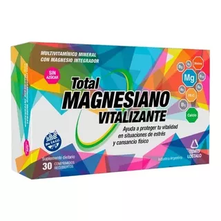 Total Magnesiano Vitalizante 30 Comprimidos Sabor Sin Sabor