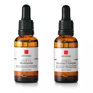 Nicotinamida + Vitamina C Complex Antiage Afirmante Lidherma