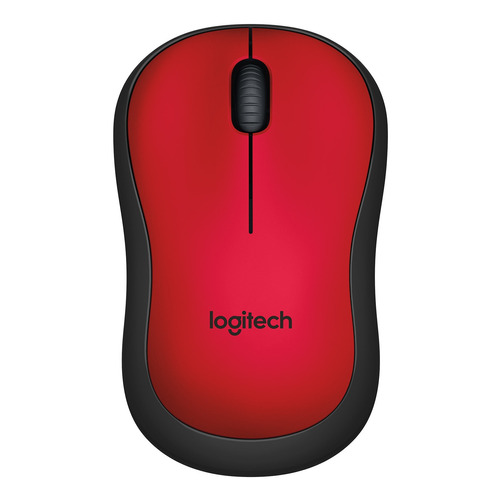 Mouse inalámbrico Logitech  MOUSE M220 Silent M220 rojo