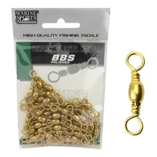 Kit 50 Girador Distorcedor Pesca Bbs Marine Sports Gold N 9