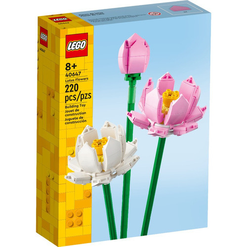 Lego Botanical Flores De Loto - Lotus Flowers 40647 - 220 Pz
