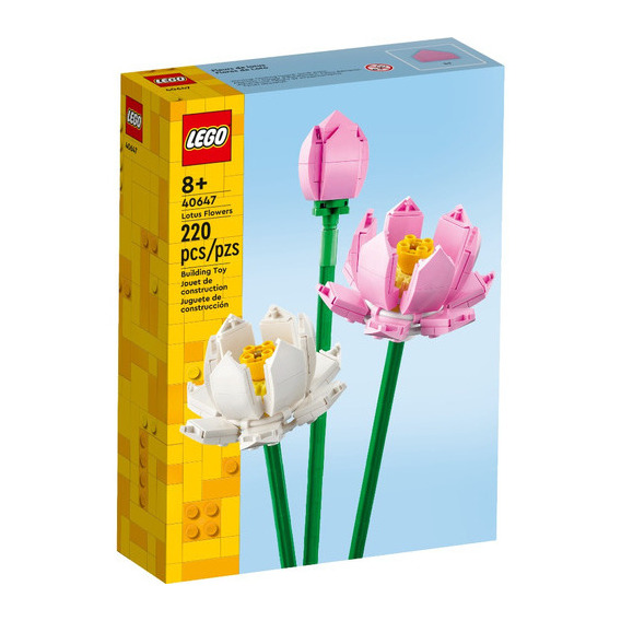 Lego Botanical Flores De Loto - Lotus Flowers 40647 - 220 Pz