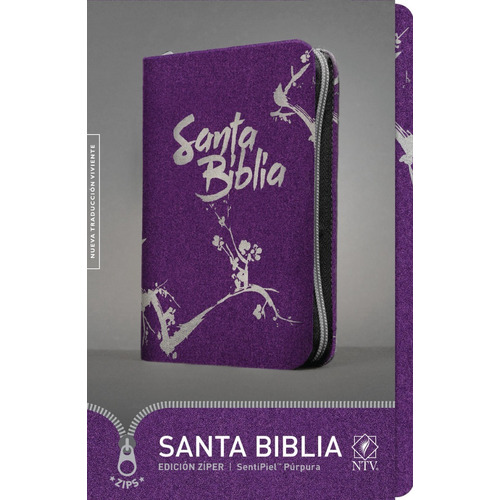 Santa Biblia Ntv · Edición Zíper (cierre) · Purpura