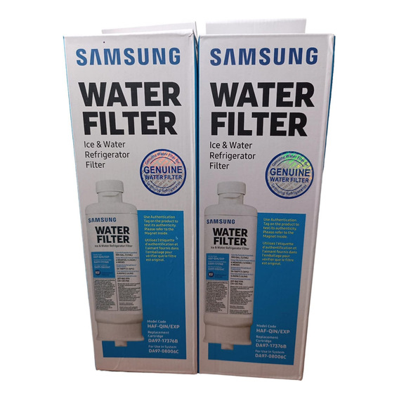 2 Pack Filtro De Agua Samsung Da97-17376b Haf-qin/exp