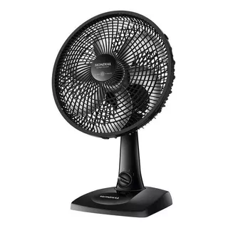 Ventilador De Mesa Super Power Vsp-30-b 30cm 6 Pás Estrutura Preto Pás Prata 220v