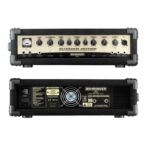 Amplificador de baixo elétrico Behringer BX4500h 450w Amplificador de baixo elétrico Behringer BX4500h 450w