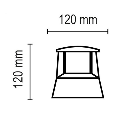 Farol Iluminador Exterior Moderno Aluminio Piso Apto Led Del