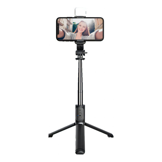 Trípode Gadnic Selfie Stick Flash 6 Niveles De Luz + Control