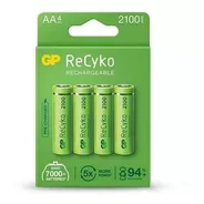 Gp Batteries Recyko 2100 Aa Nimh  Caja 4pilas Recargables