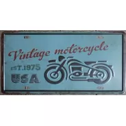 Carteles De Chapa Vintage Retro Decoración Patente Garage