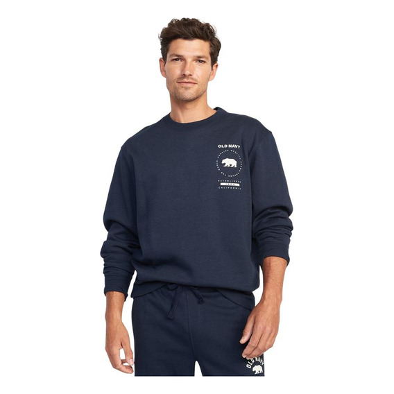 Polerón Hombre Old Navy Oversized Azul