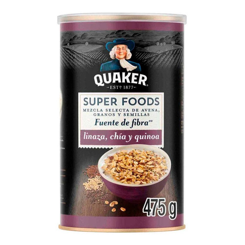 Avena Quaker Súper Foods Linaza 475g
