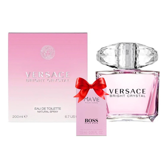 Perfume Versace Bright Crystal 200ml Edt Original + Regalo