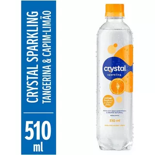 Água Saborizada Tangerina E Capim Limão Crystal Sparkling 510ml