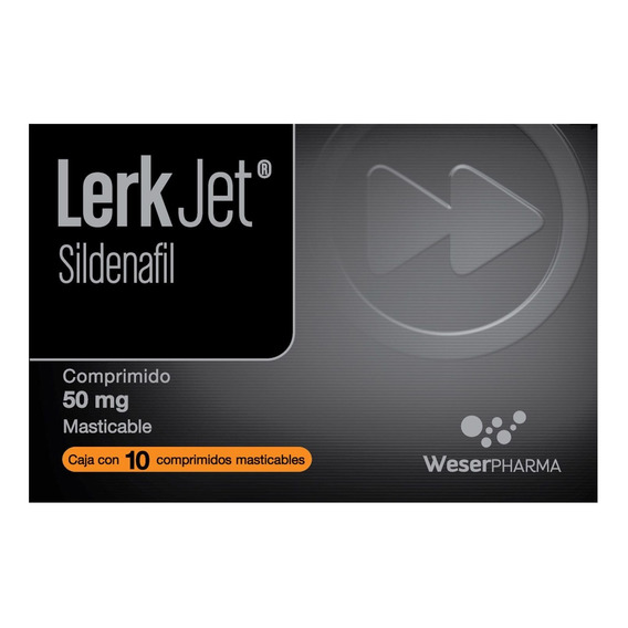 Lerk Jet 50mg Cpr Con 10 Citrato De Sildenafil