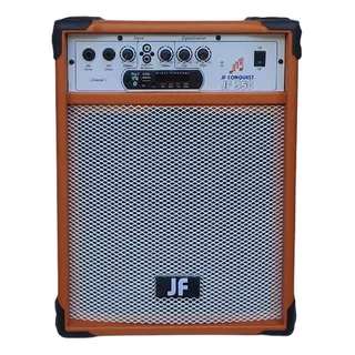 Caixa De Som Amplificada Jf 350 Violão Guitarra Mic Bluet 8 Pol 40w E. Sound