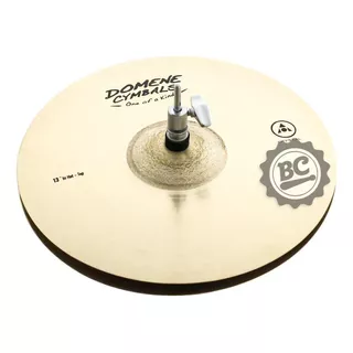 Chimbal Domene Crystal Series Hihats 13¨ Brilhante Em Bronze