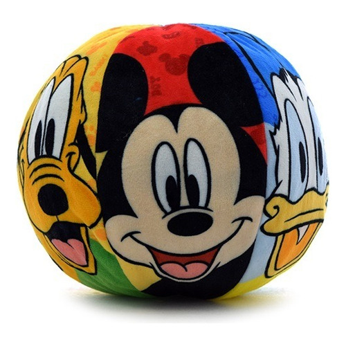 Pelota Sonajero Mickey Y Sus Amigos 20cm Phi Phi Toys Color Multicolor