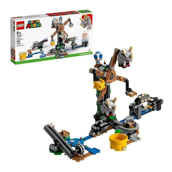 Kit Lego Super Mario Derribo De Los Reznors 71390 862 Piezas