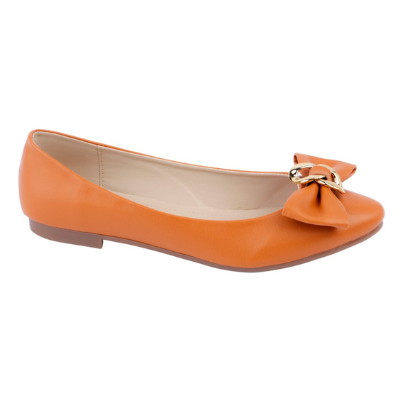 Flats Fratello Color Naranja Para Mujer 23200