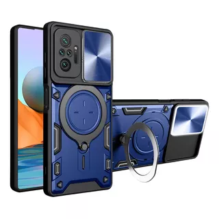 Funda Uso Rudo Para Poco M5s Dashcam + Cistal Templado 9d