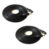 Cable Extension Enchufe Cc Ft Color Negro Pie In Para Awg