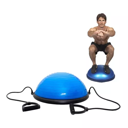 Pelota Bosu Equilibrio Ball Fitness 65 Cm + Inflador + Ligas