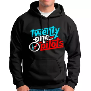 Polera Con Capucha Personalizada Banda Twenty One Pilots 01