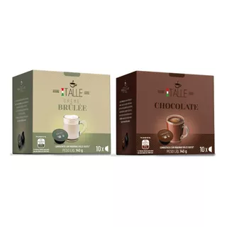 Capsula Dolce Gusto Chocolate Creme Brulee Café Italle 20 Un