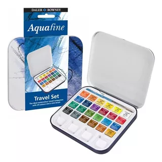 Set Acuarela Profesional Daler Rowney Aquafine 24 Colores 