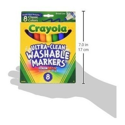 Crayola Broad Point Washable Markers Pack De 5