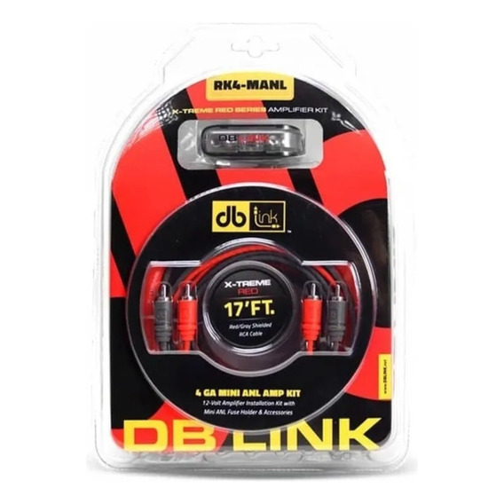 Kit De Intalacion Para Amplificador Calibre 4db Link Rk4-man