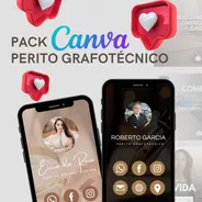 Pack Artes Canva Perito Grafotécnico + Bônus Cartão Digit