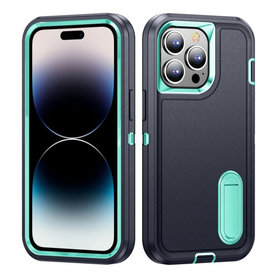 Funda Para iPhone 11 Adventure Extreme Negro-celeste